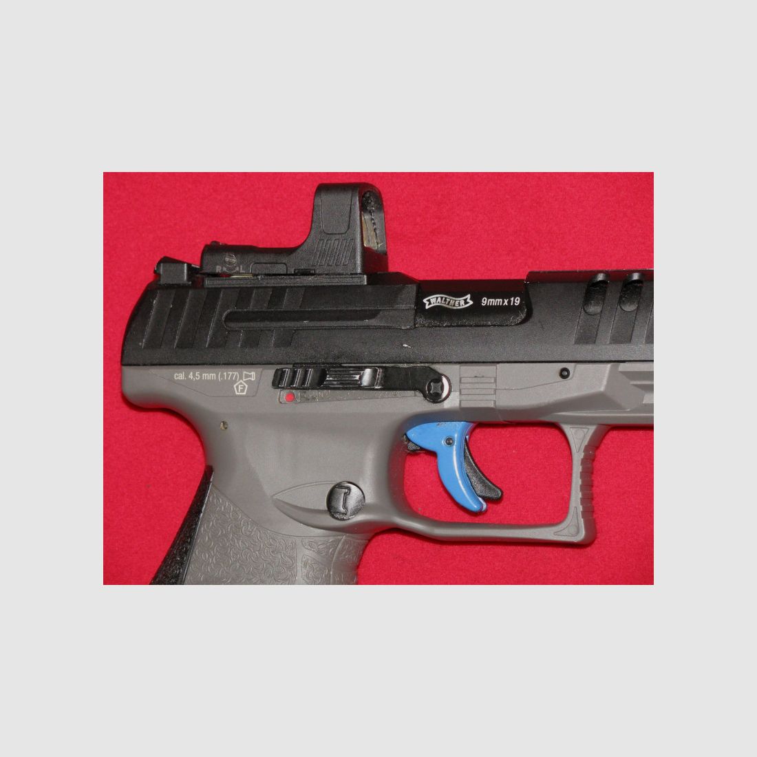 WALTHER CO2 Pistole, eine WALTHER Q5 MATCH in 4,5mm mit F - Zeichen