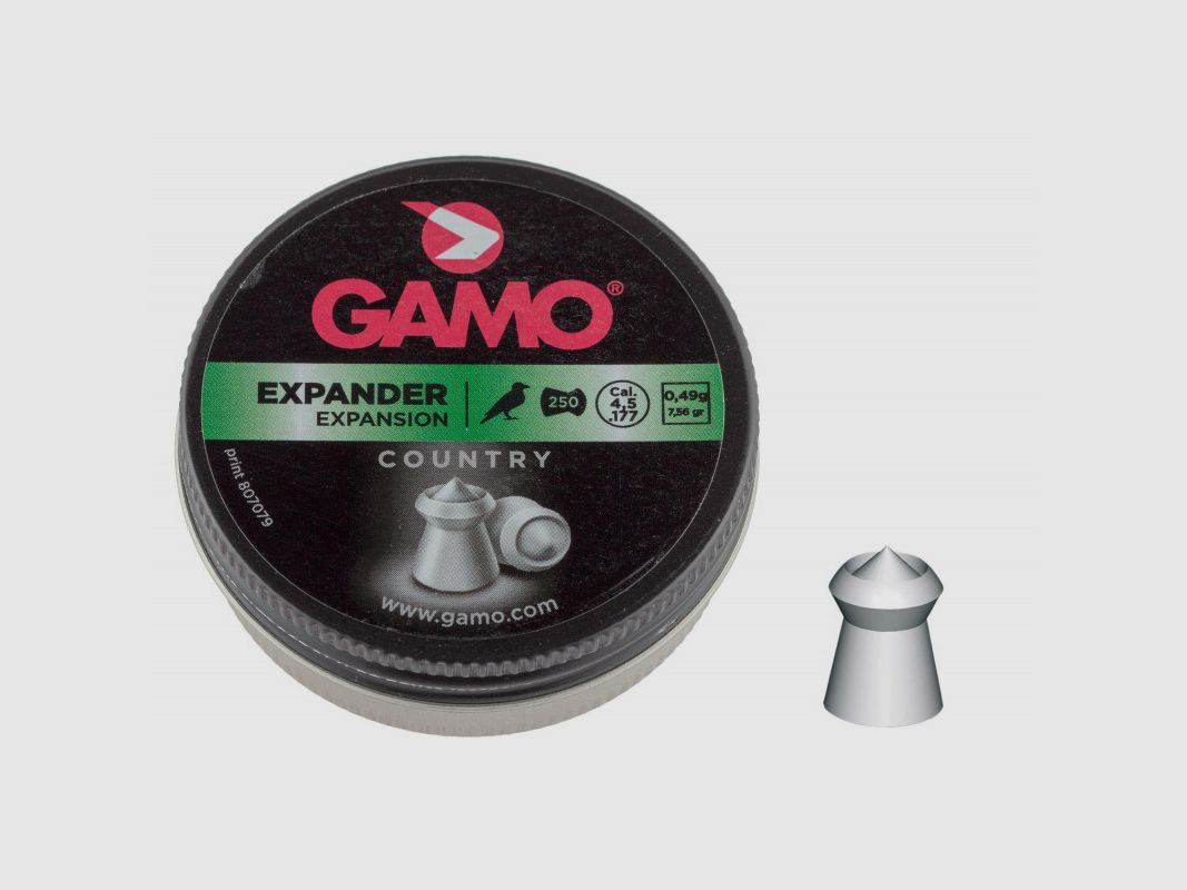 250 PALLINI GAMO 4,5 EXPANDER POINTATO, immagine 1 di 5