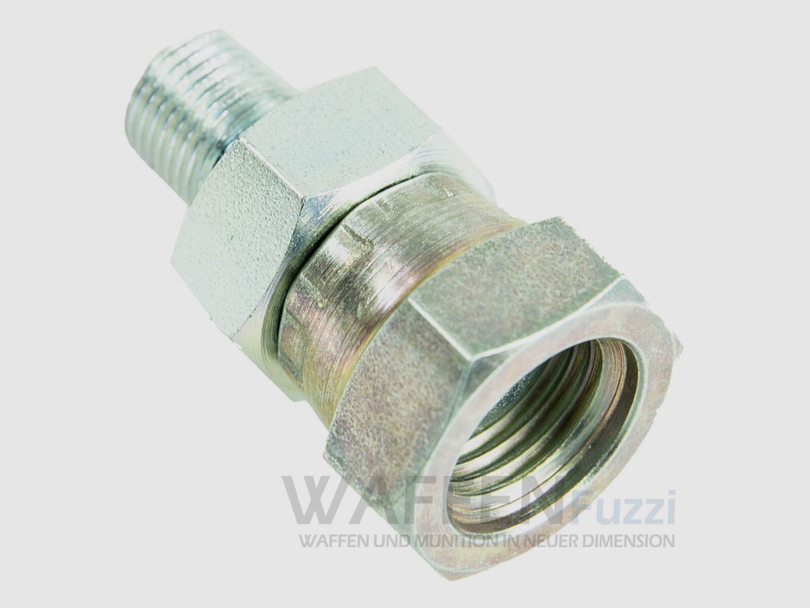 Verbindungsstecker 1/8" BSP auf 1/4" BSP Innengewinde