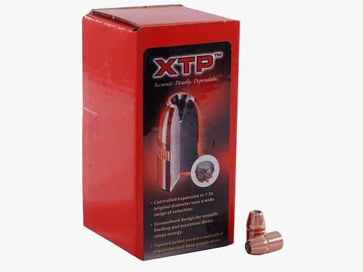 Proiettile Hornady .38/.357 HP/XTP con anello di crimpatura 158GR 100 pezzi