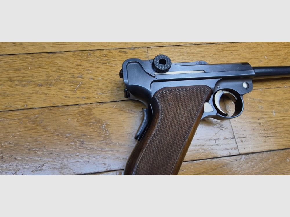Bellissimo Luger Svizzero P06/1924 – Cal. 7,65 Parabellum – Arsenal di Berna nel 1932 – Uno dei 17.800! – Completamente monomatricolato – Caricatore del modello – Condizioni quasi nuove! Splendido! TBE++, immagine 24 di 28