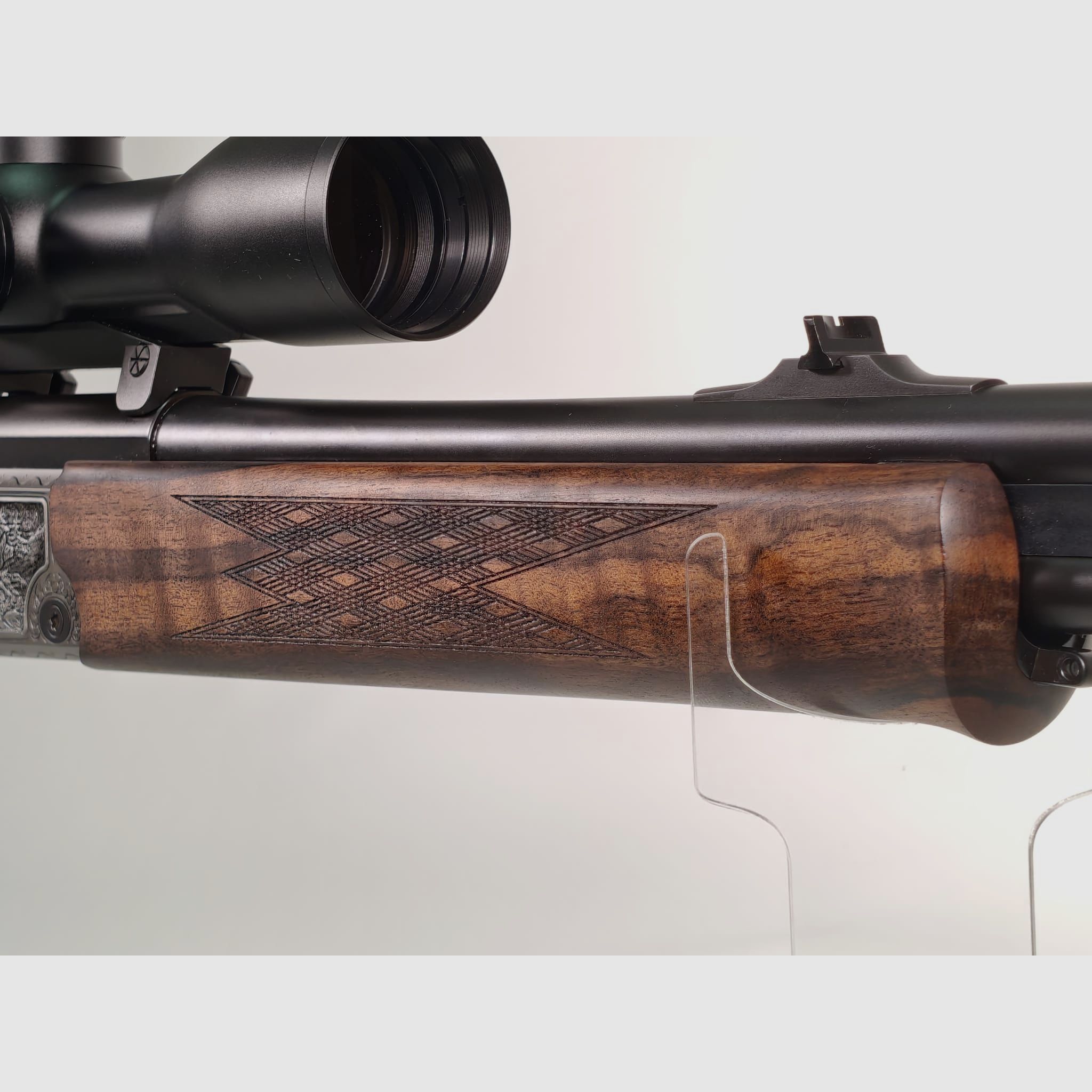 Blaser BBF 95 Luxus 7x65 R / 16/70 – neuwertig mit neuem Blaser 1,7–10x42, Bild 11 von 11