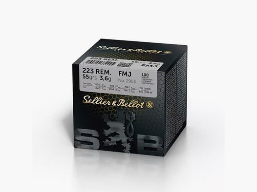 MUNITIONS SELLIER & BELLOT 223 REMINGTON 55GR X100 V341872