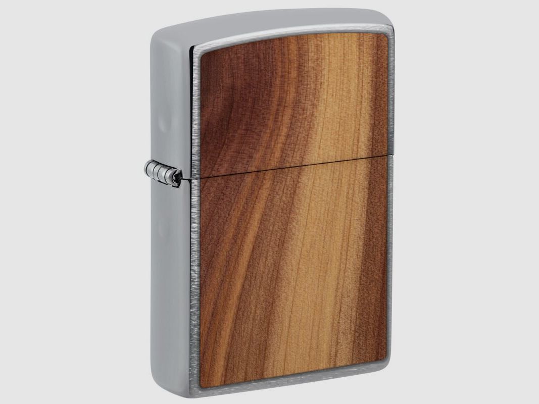 Zippo Feuerzeug 200 Woodchuck Brushed Chrome
