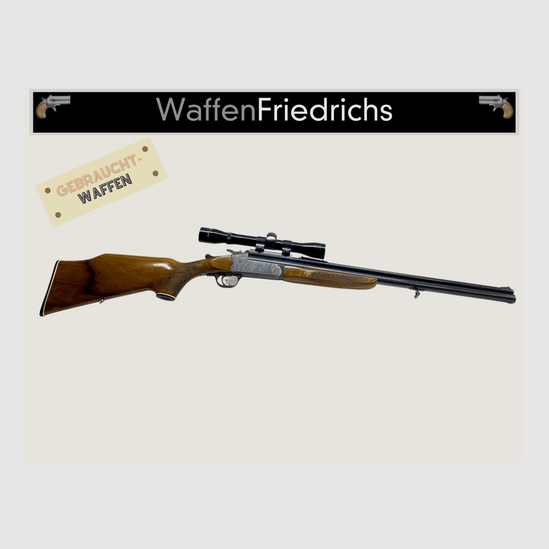 Kettner / Atlas	 gepflegte Schonzeitbockbüchsflinte mit ZFR - Waffen Friedrichs