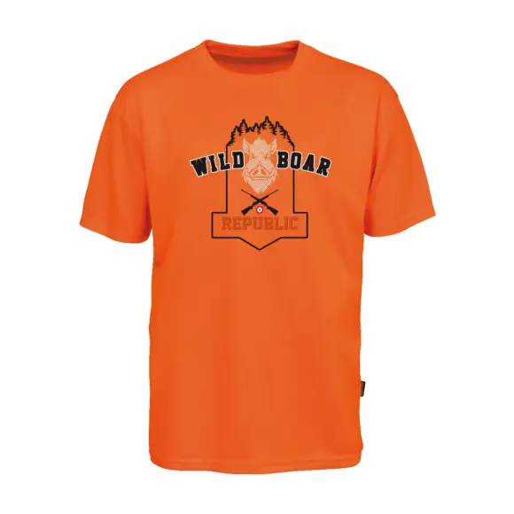 Tee Shirt Percussion Wild Boar Republic II Orange