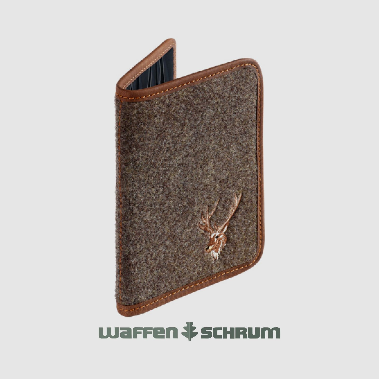 Fritzmann Jagdschein Etui Filz/Leder