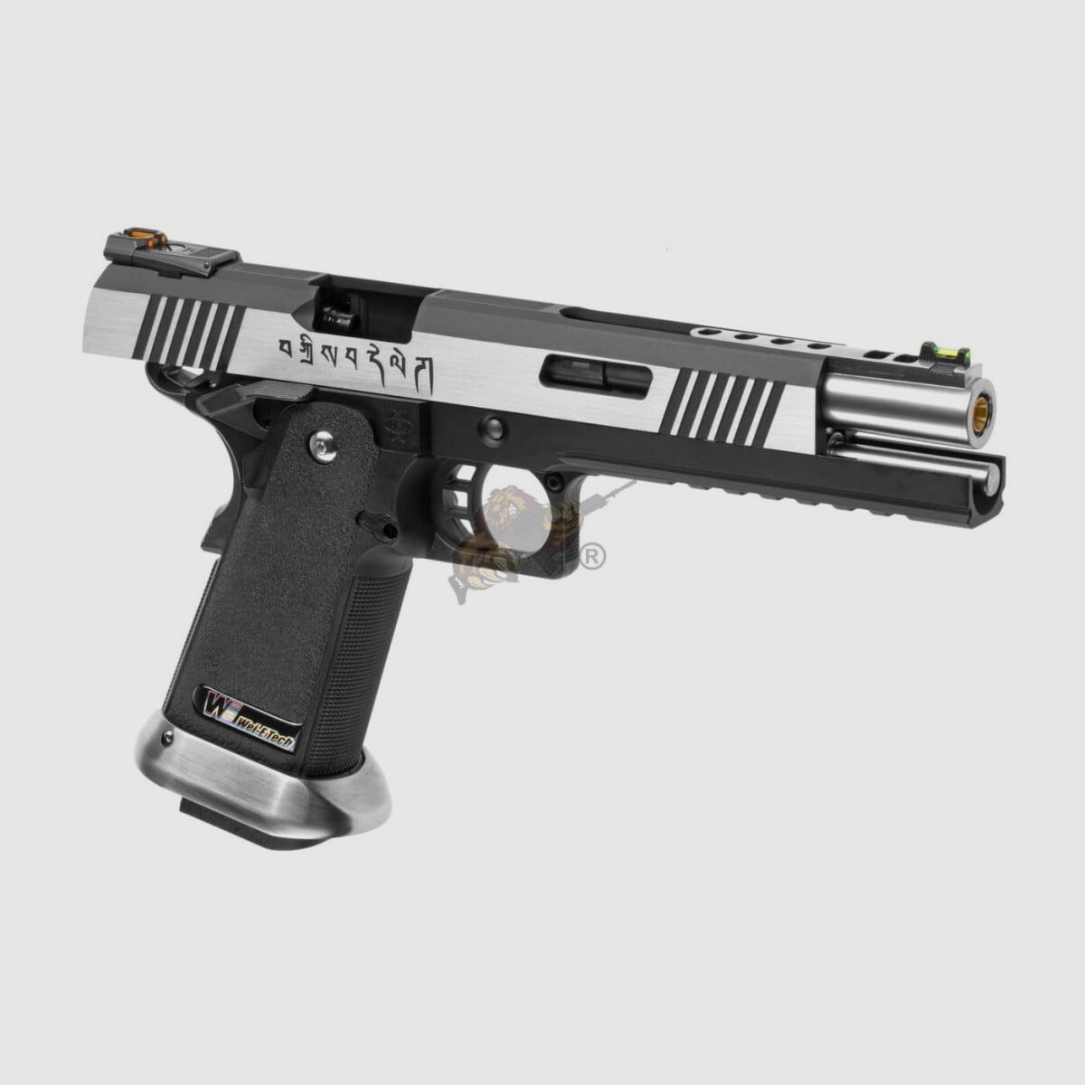 WE Hi-Capa 6 Force A Silver Barrel Full Metal GBB -F-, Bild 3 von 6