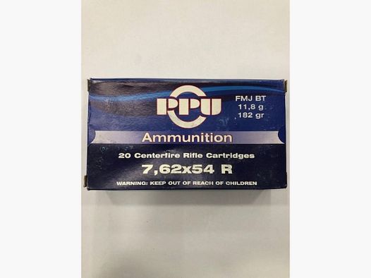 PRVI CARTUCHOS CAL 7,62X54R GR 182