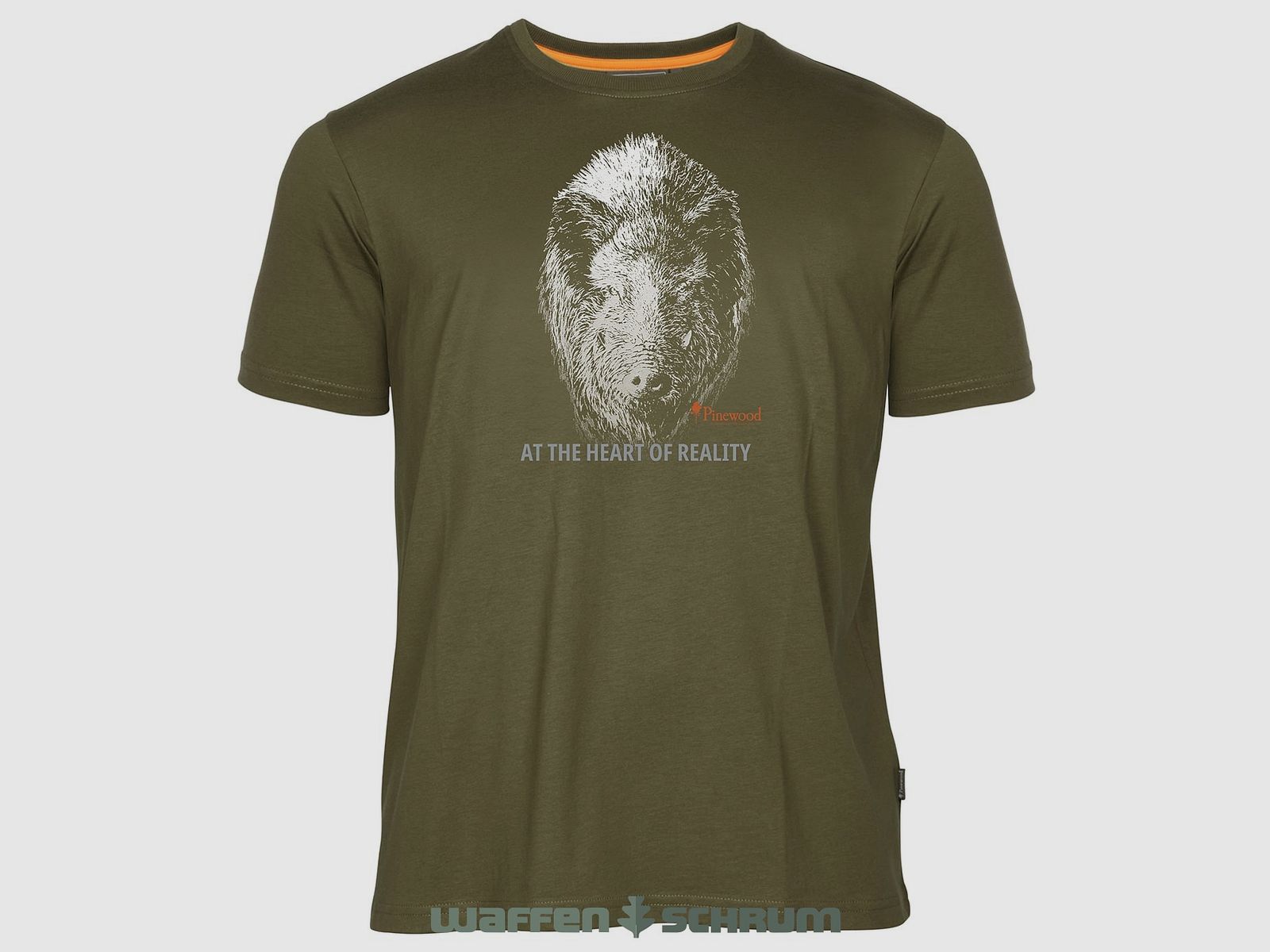 Pinewood T-Shirt Wildboar H. Olive