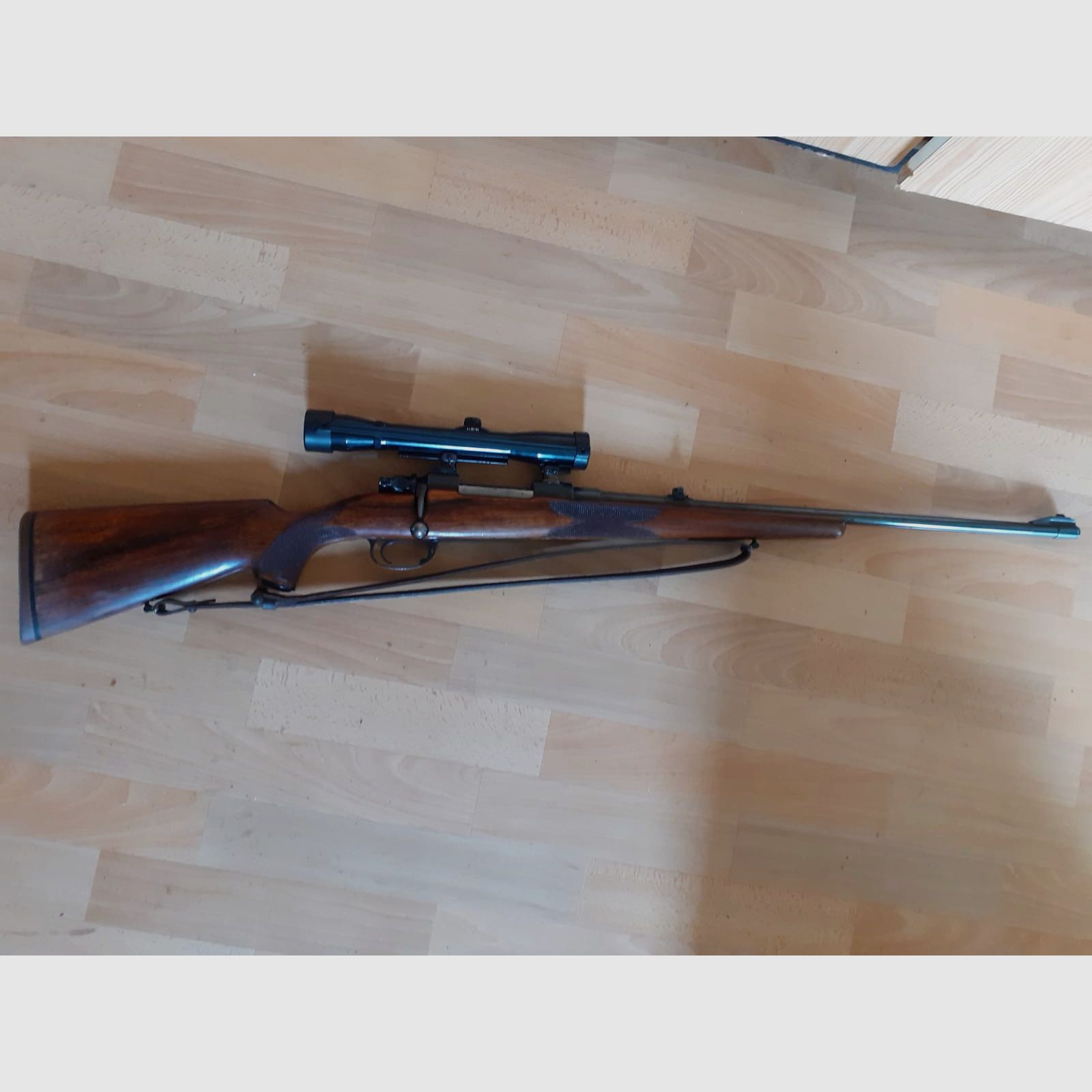 Langwaffe Brünner Repetierbüchse 7x57 mit Zielfernrohr Hubertus 6x40