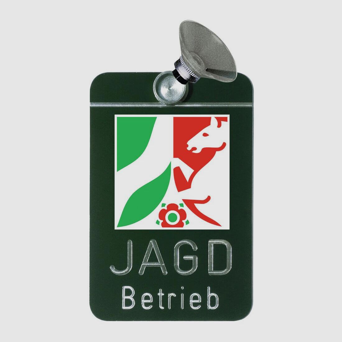 Magnet-Autoschild – "Jagd Betrieb" Rheinland-Pfalz
