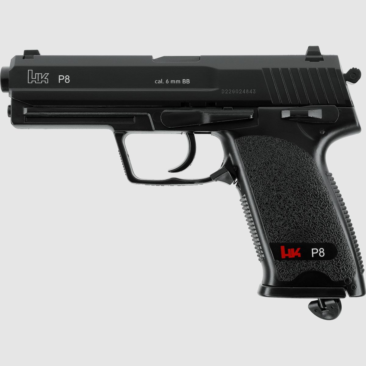 H&K P8 Co2 Airsoft in zwart -F-