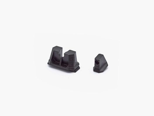 Strike Industries SI-G-SIGHTS-SH-Strike Mirini anteriori e posteriori in ferro per Glock - Altezza soppressore - Acciaio