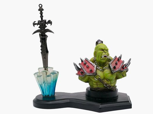 WOW Nóż do listów Zielony Orc