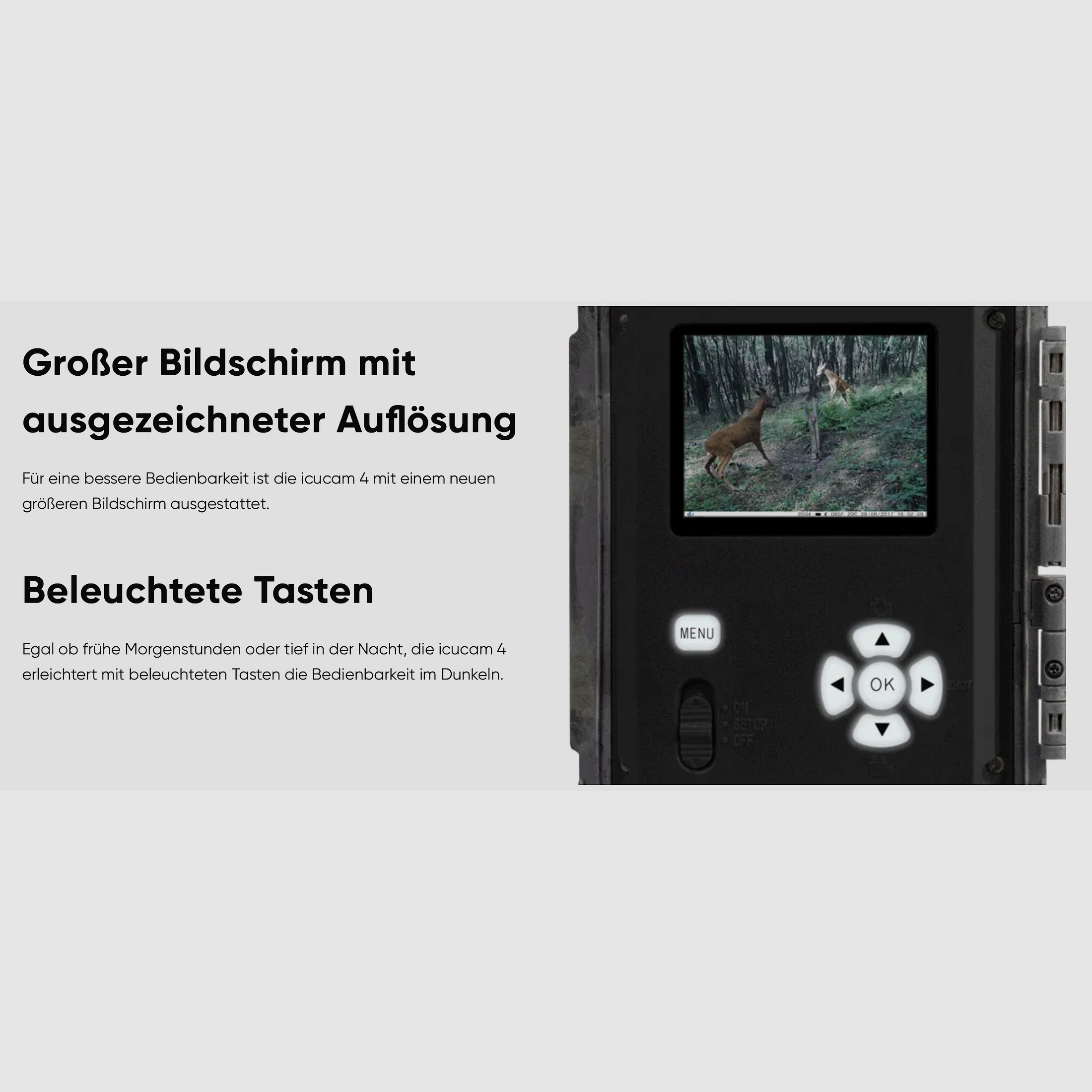 ICU 2022989 4G LTE Cam Wild und Überwachungskamera Funkkamera