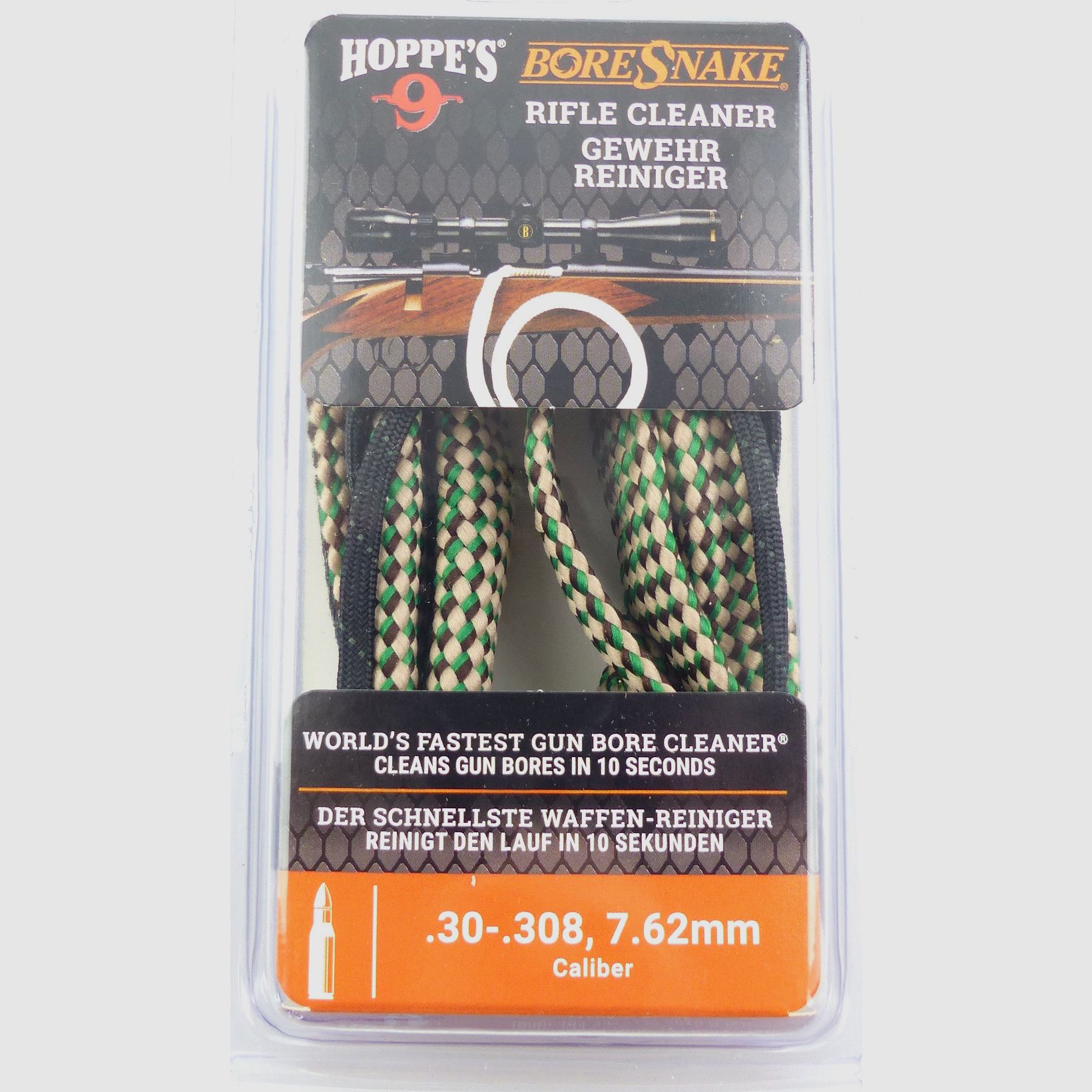 Hoppe`s BoreSnake Laufreiniger KAL 308 / 7,62 MM / 30-06 / 300