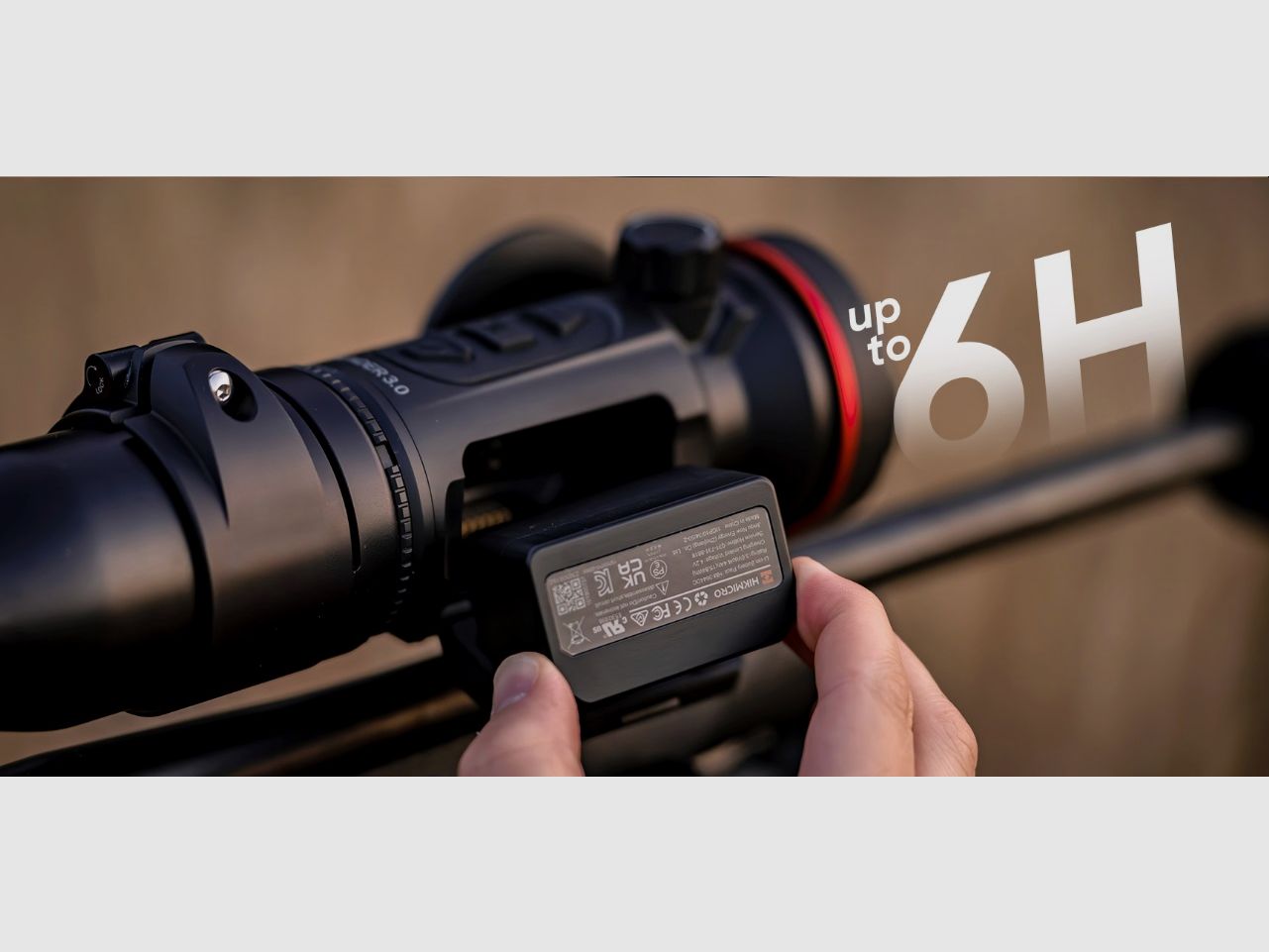 Hikmicro Thunder TQ35CL 3.0 Clip-on thermique/monoculaire portable (télémètre), image 10 sur 15