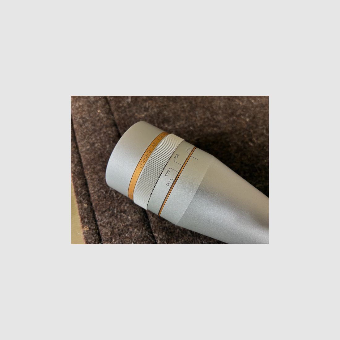 Zielfernrohr Leupold Vari-X III 6.5–20x40 Silber mit Fine-Duplex-Absehen in Bestzustand