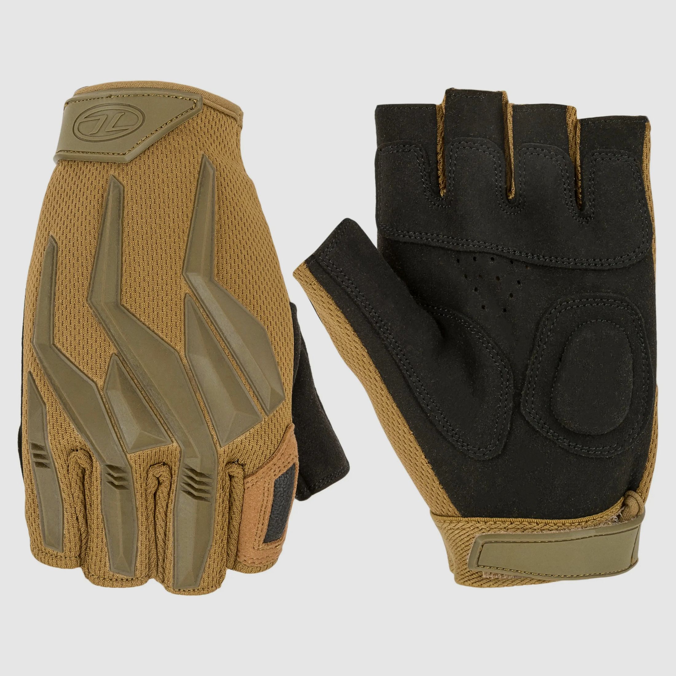 Highlander Forces Gants Sans Doigts Raptor - Coyote / L Hommes