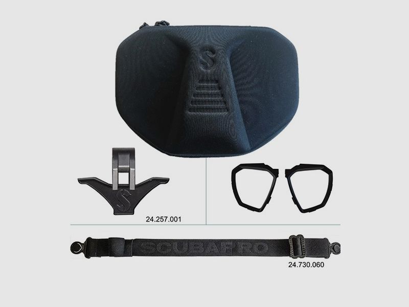 SCUBAPRO D-MASK SILICONE TRASPARENTE, immagine 4 di 7