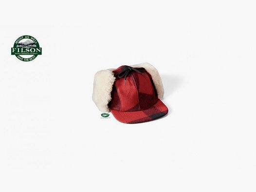 FILSON Mackinaw Hut rot/schwarz 11060041