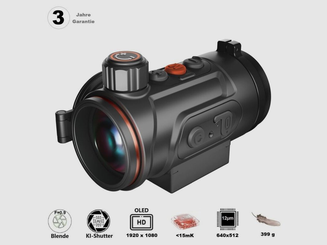 ThermTec Wärmebild Vorsatzgerät Hunt 635 Pro