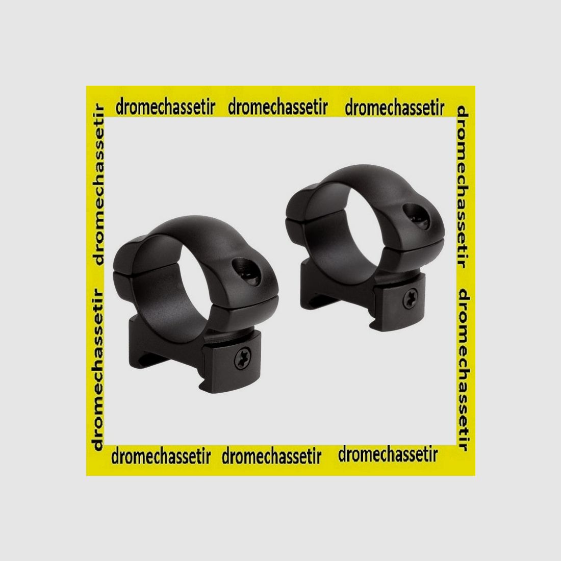 2er-Set Stahlringe Durchmesser 25,4mm für 21mm Schiene sm112