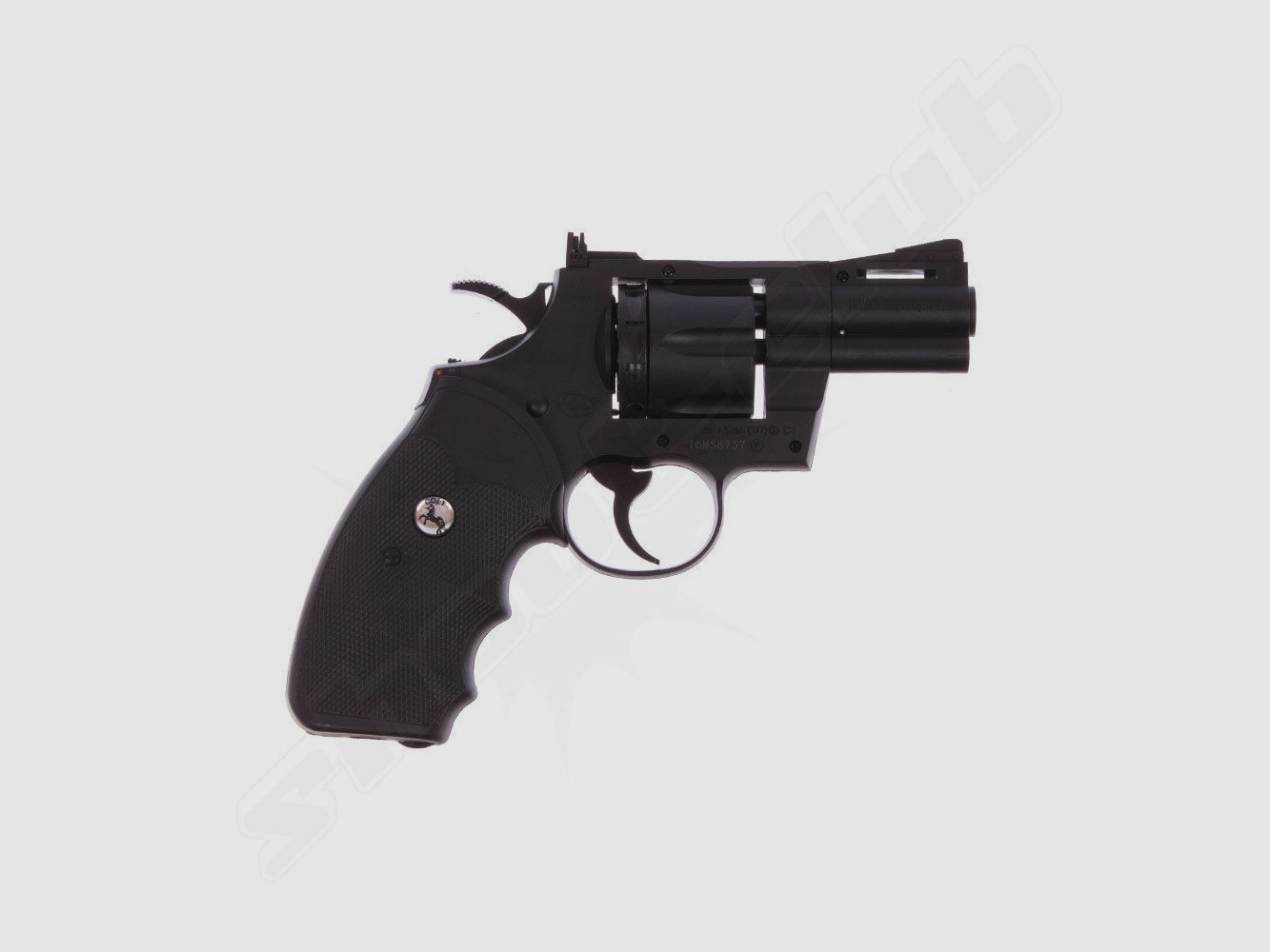 Colt	 Python 2,5'' CO2-Revolver - 4,5mm Stahl BB & Diabolo