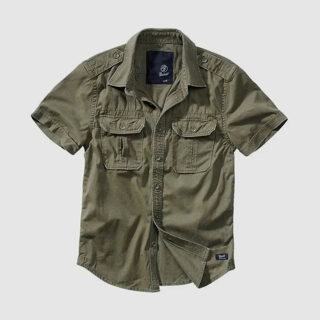 Brandit Brandit Shirt Vintage Shortsleeve - Olive / S Men
