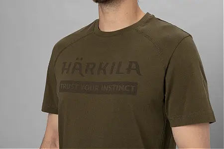 Härkila Logo T-Shirt Willow Green, afbeelding 2 van 3