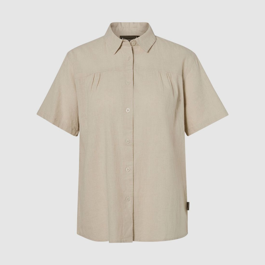 Pinewood Värnamo blouse met korte mouwen (Linnen Beige), afbeelding 1 van 7