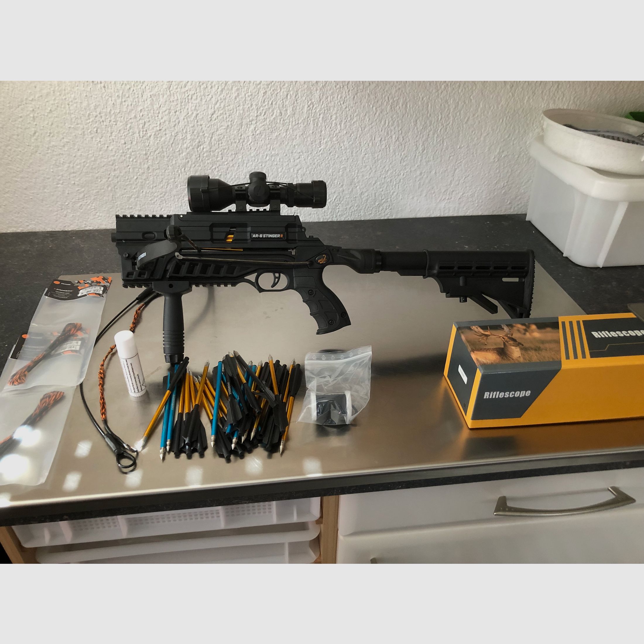 Steambow AR-6 Stinger2  55lbs mit oder ohne Zielfernrohr