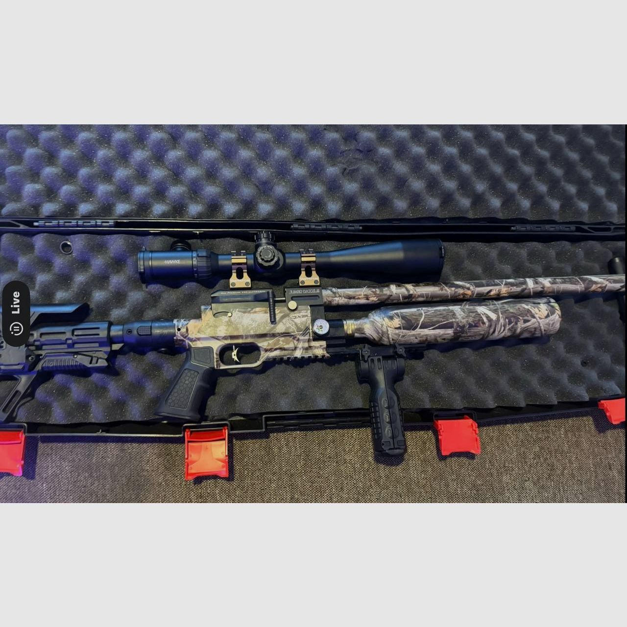 Complete lot PCP KRAL Puncher Jumbo Camo 5.5