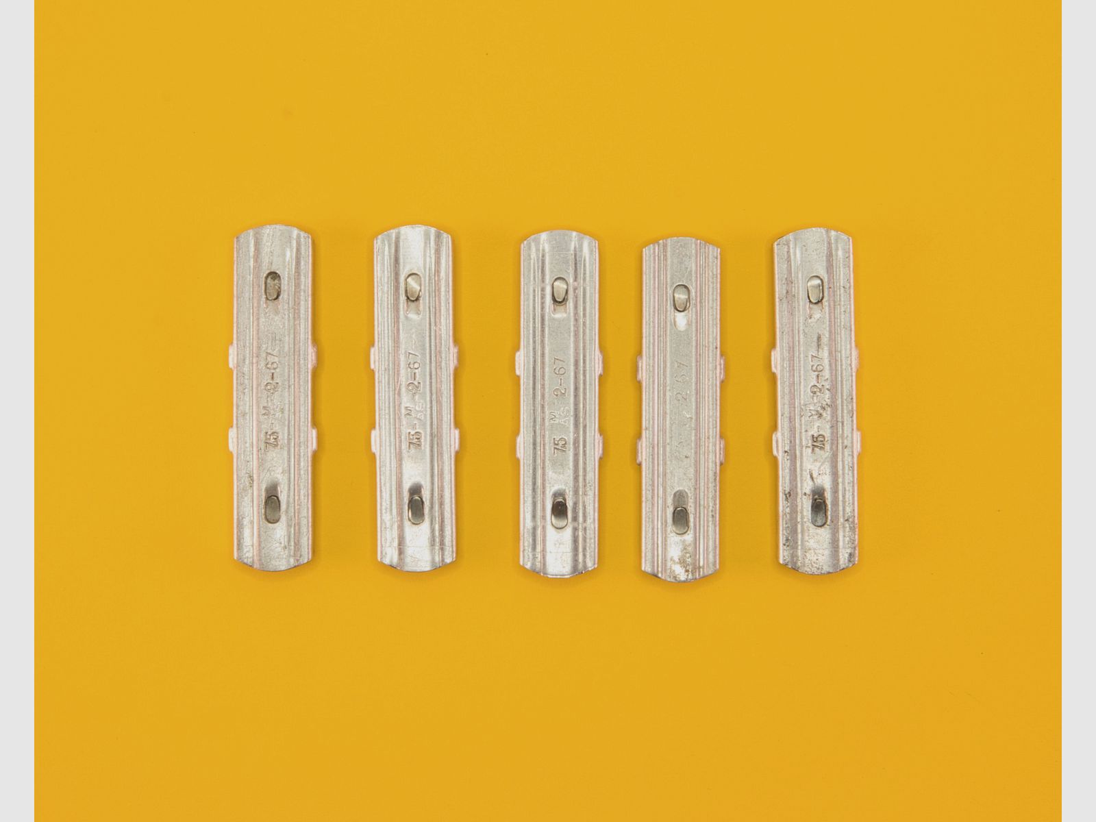 Original loading strips for the French MAS 36 / MAS 49 / MAS 49/56  7.5 x 54 mm / 7.5 mm