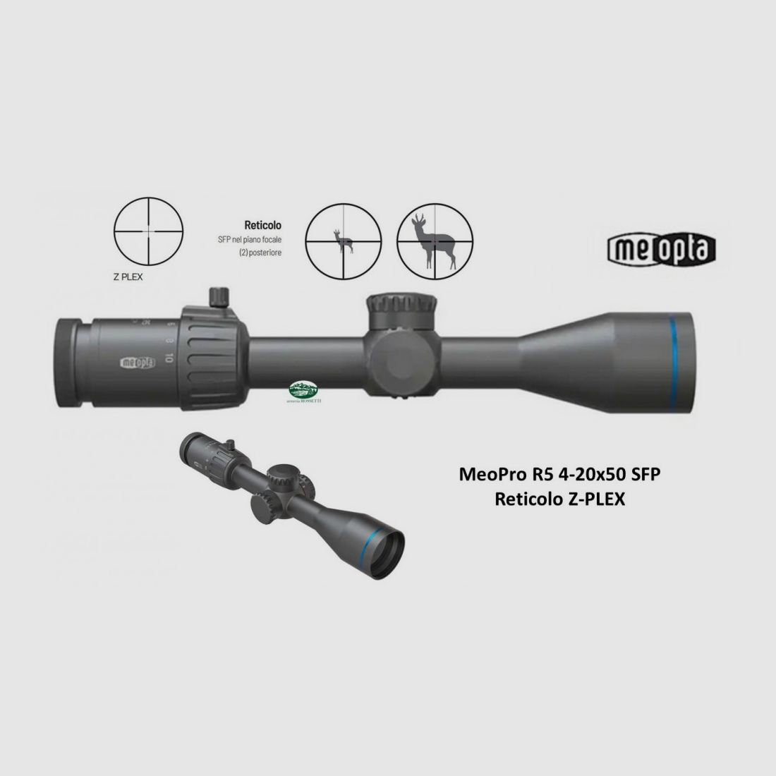 MEOPTA MeoPro R5 4-20x50 SFP Z-PLEX Absehen