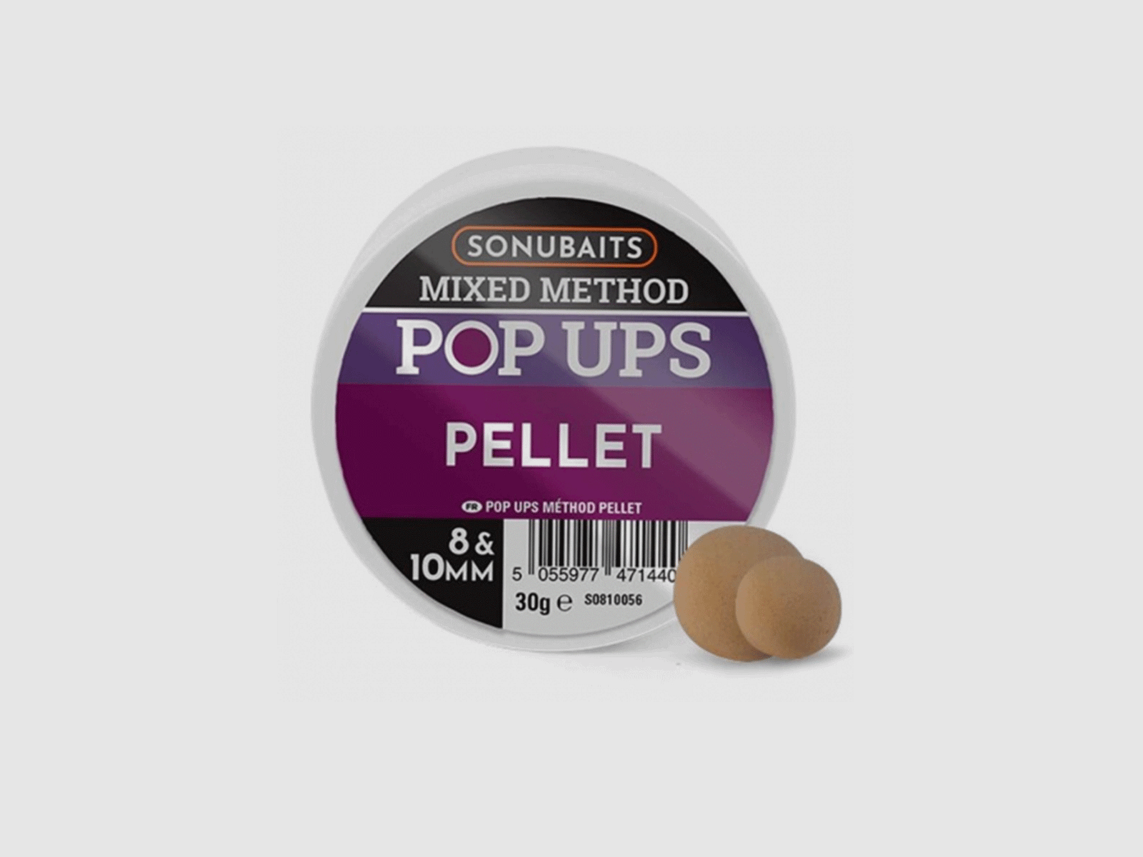 SONUBAITS – MIXED METHOD POP UPS PELLET 8 & 10MM 30g