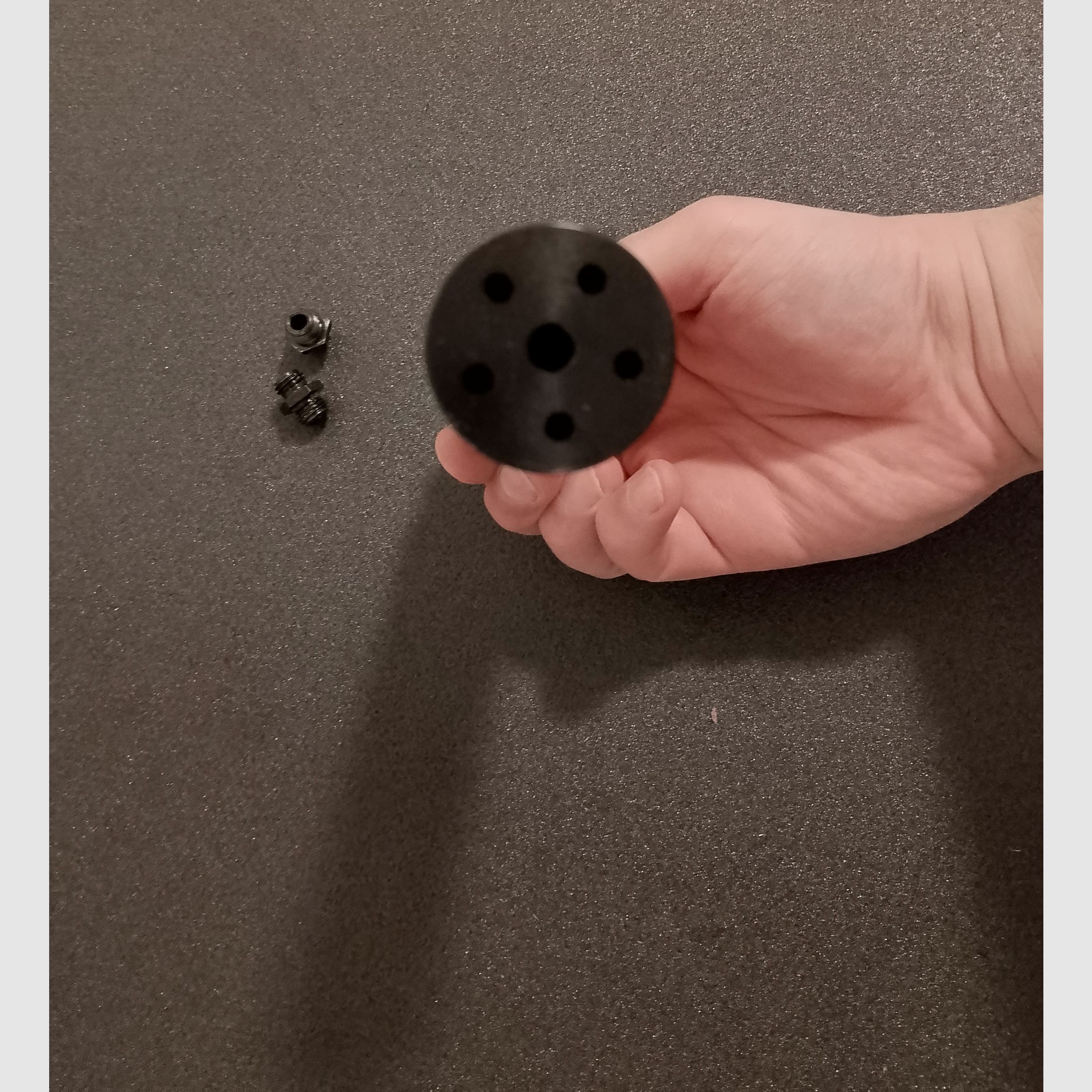 VK Shoxx silenziatore per pistola a salve 9mm P.A.K. Nero