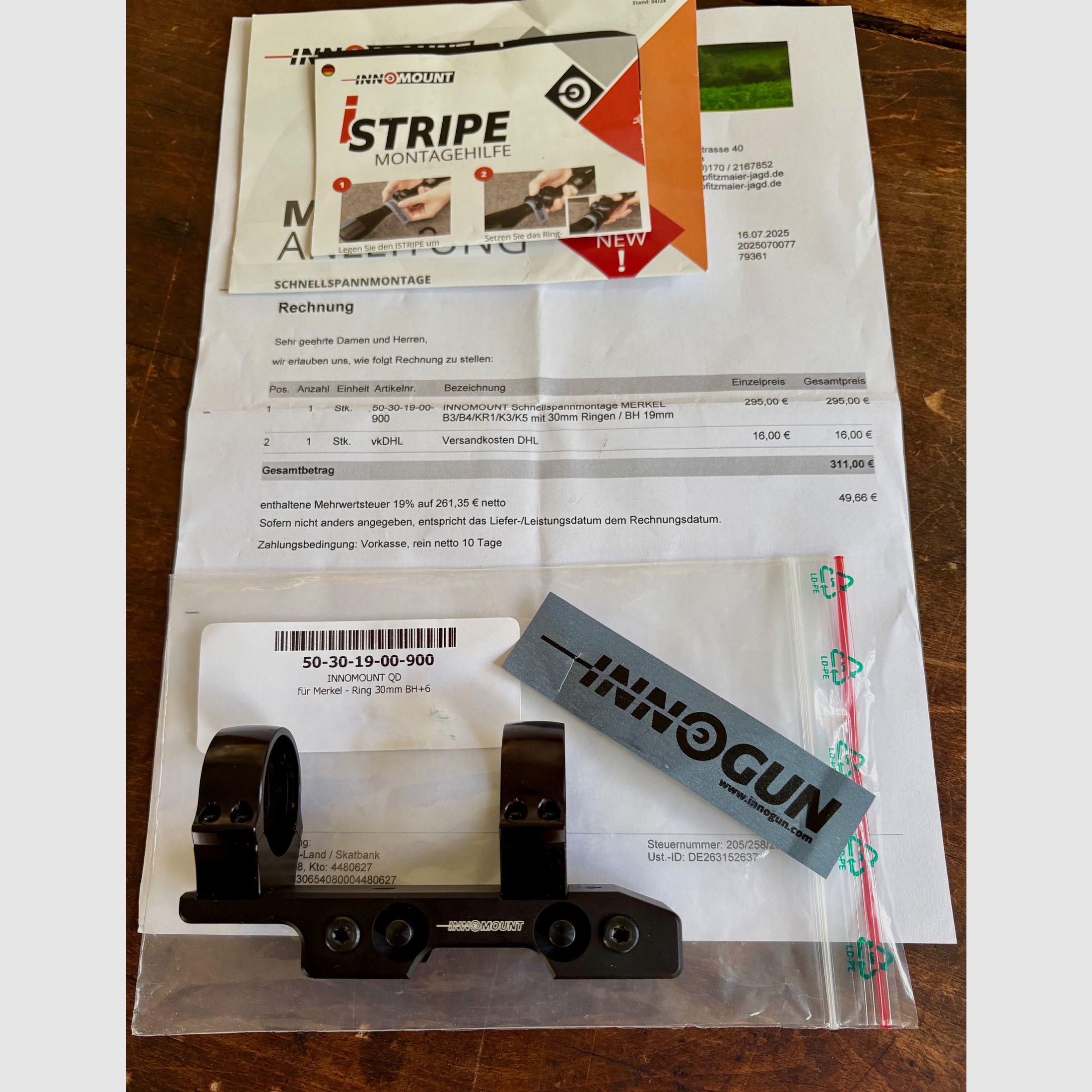Innomount mount 30mm merkel