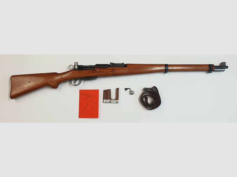 Waffenfabrik Bern Karabinek powtarzalny Szwajcarski Schmidt Rubin K31 Kaliber 7,5x55 Swiss z dopasowanymi numerami