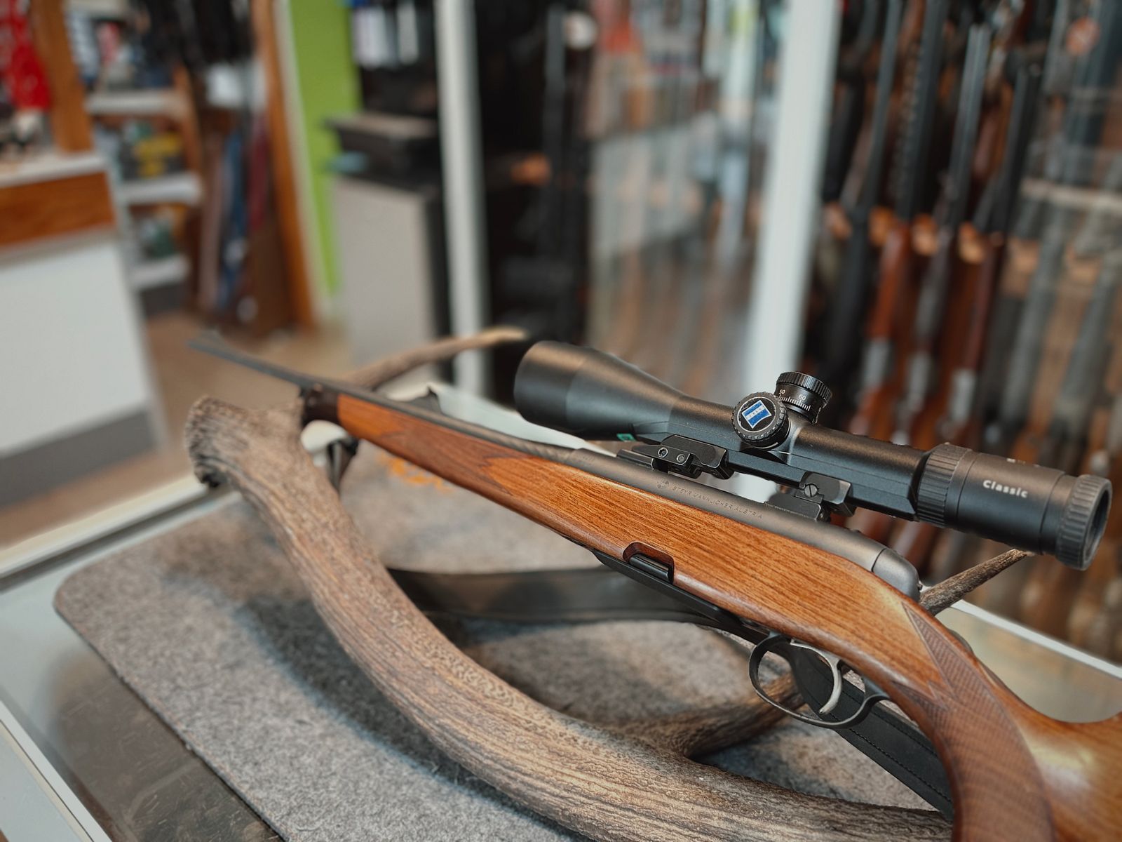 Steyr CL II Kal. 9,3x62 mit Zeiss Diavari M 3-12x56 – Gebraucht, Topzustand