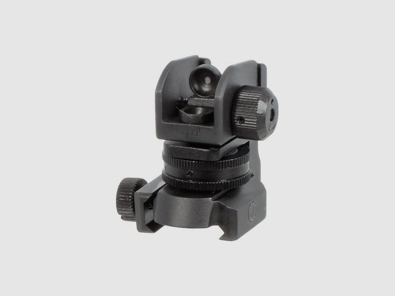 UTG volledig instelbare Mil-Spec achtervisier