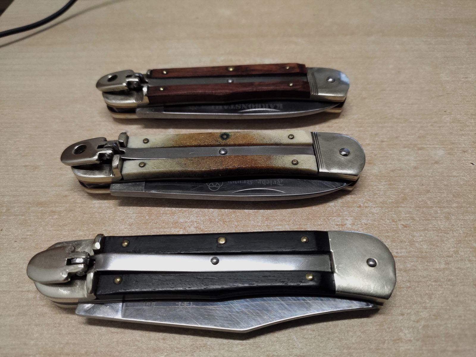 Konvolut Springmesser Hubertus