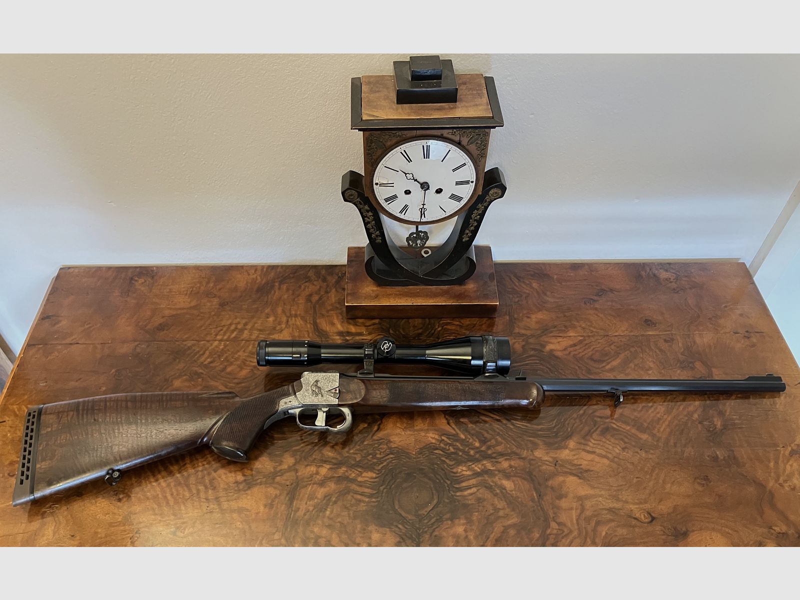 Blockbüchse Heeren 7x75 SEvH mit Zeiss Zielfernrohr und Matrizen