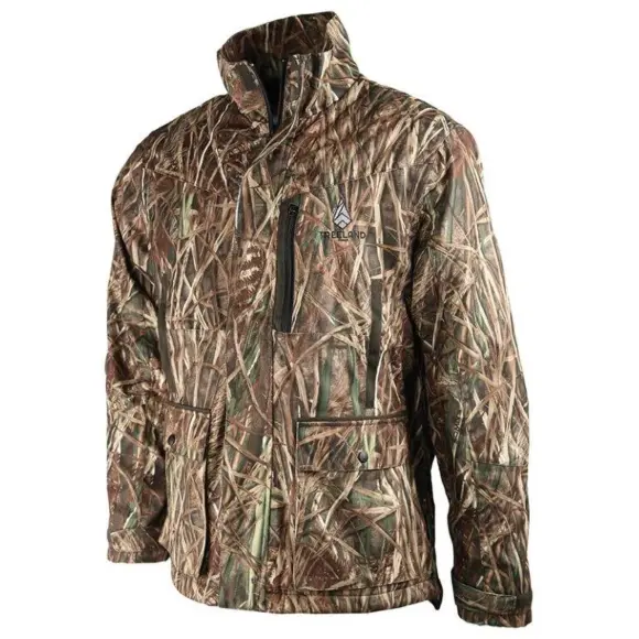 Hunting Jacket Warm Fleece Treeland Camo Reeds, image 1 of 2