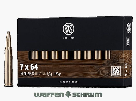 RWS Kegelspitz 8,0g - 123gr 7x64