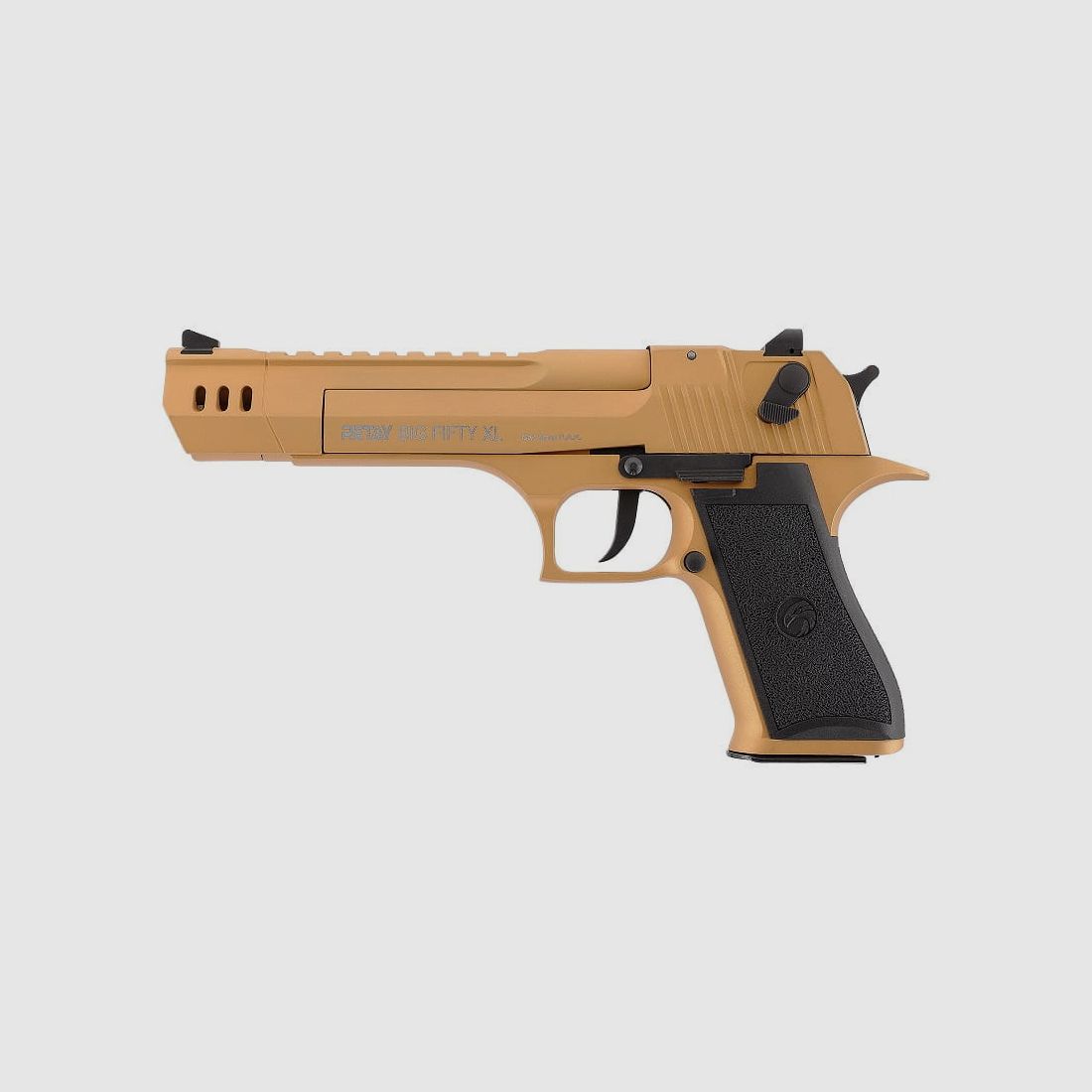 Retay Big Fifty XL pistolet hukowy 9 mm P.A.K złoty, zdjęcie 1 z 2