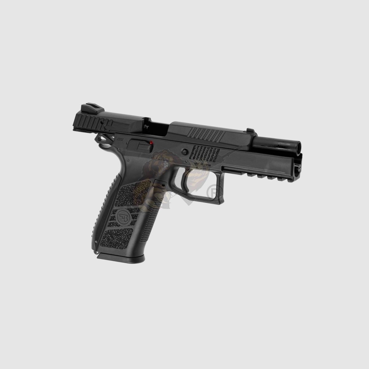 CZ P-09 Metall Slide Airsoft Pistole GBB, incl. Case, Schwarz -F-