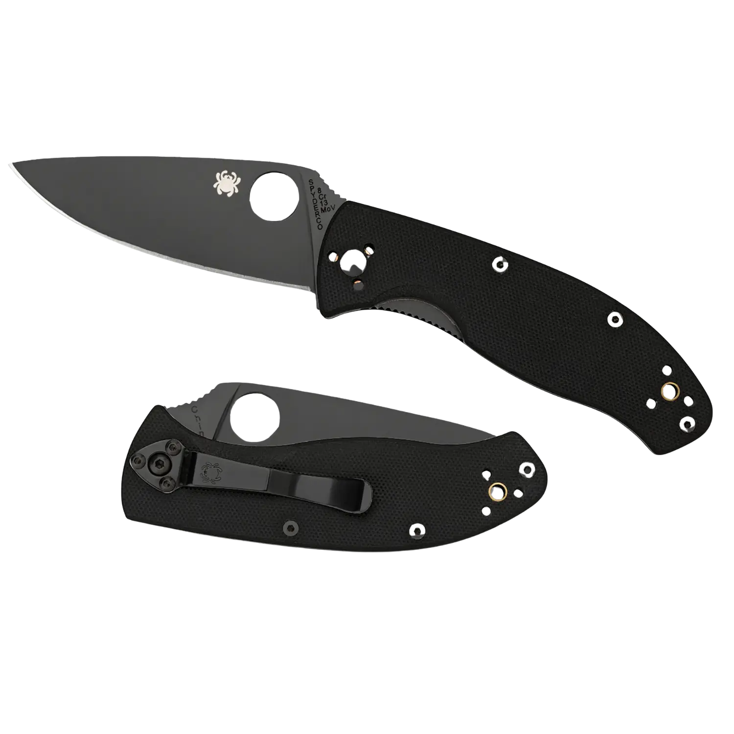 Spyderco Tenacious Black Plain G10 I 8Cr13MoV