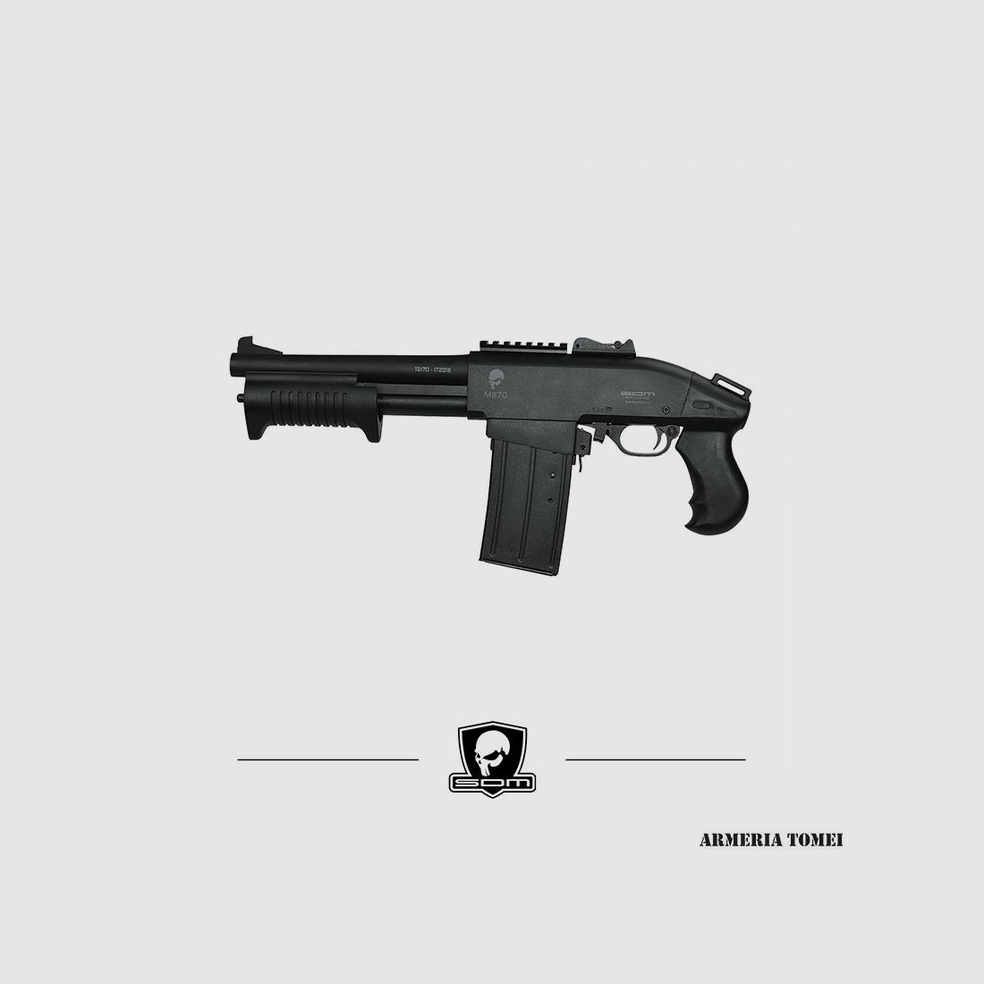 S.D.M. – M870 SHORTY PISTOLE 12/70 Schwarz